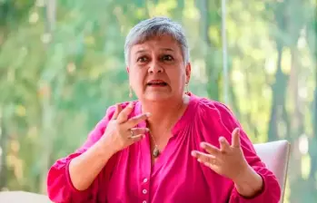 La superintendente de Salud adhoc para la Nueva EPS, Luz María Múnera. FOTO CAMILO SUÁREZ