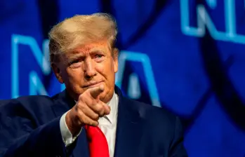 “México no tendrá que pagar aranceles sobre nada que esté incluido en el acuerdo T-MEC (...) hasta el 2 de abril”, escribió Donald Trump en Truth Social. FOTO: Getty