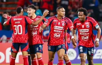 El Independiente Medellín se prepara para el clásico de Liga este sábado. FOTO MANUEL SALDARRIAGA