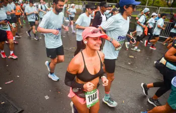 Bogotá. Julio 26 de 2026. Imagen de la Media Maratón de Bogotá 2026, en la que miles de atletas corrieron por las calles de la capital en la carrera más importante de la ciudad. (Colprensa - Lina Gasca)