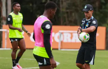 Lucas González prepara el duelo de esta sábado ante Santa Fe. FOTO MANUEL SALDARRIAGA