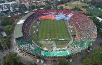 Este es un aspecto general del Atanasio Girardot, el principal escenario deportivo de Medellín. FOTO EC