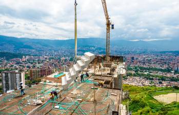 Escaleras prefabricadas de Argos: ejemplo de modularidad al ser complejas de construir en obra y tener repetitividad. FOTO: CORTESÍA ARGOS.