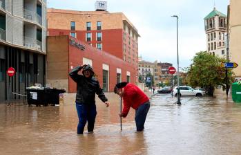 En España se registró otra noche de fuertes precipitaciones en las regiones de Valencia y Andalucía. Las autoridades no reportaron víctimas. FOTO: GETTY