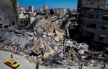 Trump lazó recientemente la propueste de reubicar a los palestinos fuera de Gaza y convertir este territorio en un distrito turístico. Foto: AFP 