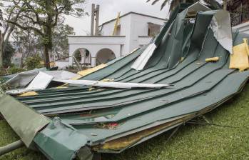 Imagen de referencia de los destrozos causados por un vendaval en Antioquia.. Foto: Robinson Sáenz Vargas