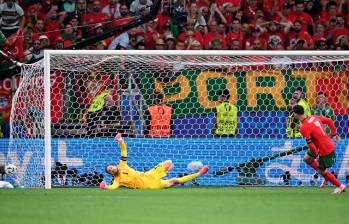 Cristiano Ronaldo, una de las figuras que estará este viernes en los cuartos de final de la Euro. FOTO AFP