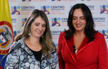 Paloma Valencia se pronunció sobre la salida de María Fernanda Cabal y José Félix Lafaurie del Centro Democrático y aseguró que el partido “no se va a dividir”. FOTO: Colprensa. 