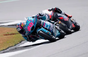 David Alonso continúa su adaptación a la segunda categoría del campeonato mundial de motociclismo. FOTO: GETTY