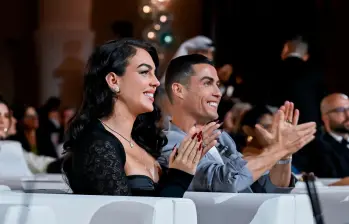 El matrimonio de Cristiano Ronaldo y Georgina Rodríguez en Portugal. FOTO: GETTY