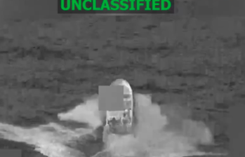 El ataque fue confirmado por el Comando Sur en sus cuentas oficiales. Foto: Captura de video @Southcom