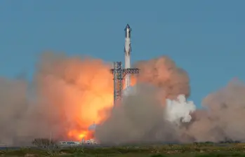 Starship vehículo de lanzamiento más grande y potente jamás construido. FOTO: Getty 
