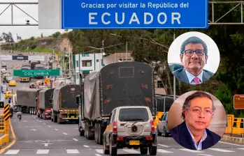 Ecuador espera que Colombia reduzca los aranceles tras la flexibilización de medidas comerciales. FOTO: AFP y Presidencia