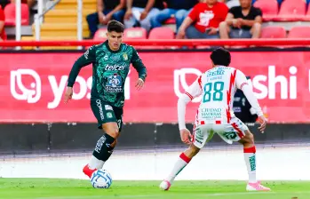 Daniel Arcila tiene a la gambeta como una de sus principales virtudes. FOTO: X clubleonfc