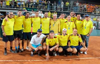 Colombia sigue adelante en la Copa Davis-2025. FOTO CORTESÍA FEDETENIS