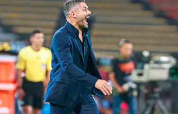 El técnico Javier Gandolfi indica que, aunque hay aspectos por mejorar, Nacional ha evolucionado en su idea de juego. FOTO MANUEL SALDARRIAGA