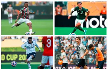 Jhon Arias, Richard Ríos, Nelson Deossa y Stefan Medina, los colombianos más destacados en el Mundial de Clubes. FOTOS FIFA