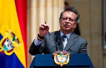 Gustavo Petro, presidente de Colombia. FOTO: Getty