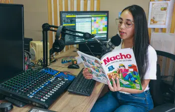 La Voz de Amagá se convirtió en uno de los principales espacios educatios para niños y adultos en este municipio. FOTO MANUEL SALDARRIAGA