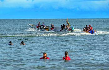 Descripción: Playas del municipio de Necoclí en el Urabá. Fecha de evento: 20/08/2021. Foto: Manuel Saldarriaga Quintero