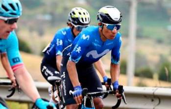 Nairo vuelve al Giro 10 años después de su histórico título. El pedalista de 34 años competirá por tercera ocasión en la carrera italiana, tras ganarla en 2014, cuando hizo historia para el país. FOTO GETTY 