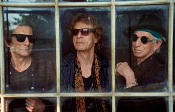 Ronnie Wood, Mick Jagger y Keith Richards, los miembros de The Rolling Stones. FOTO Cortesía Universal Music