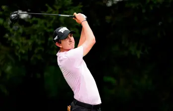 Nicolás Echavarría, de 31 años, le da batalla a los grandes golfistas del circuito mundial. FOTO GETTY