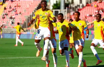 El futbolista Néiser Villarreal es el goleador de la Selección Colombia en el Mundial que se juega en territorio chileno. FOTO: AFP