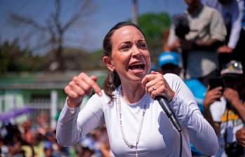 En una reciente entrevista, Machado señala que Maduro no ha podido, ni siquiera, ser reconocido por sus aliados. Foto: AFP