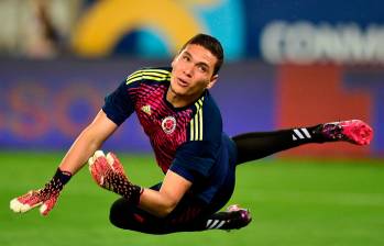 El arquero Aldair Quintana es una de las caras nuevas de la Selección Colombia para los amistosos de la fecha Fifa del 2026. Foto: GETTY