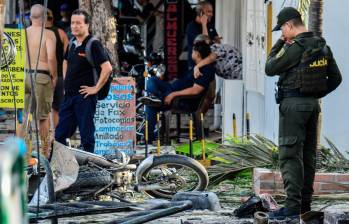 Videos en redes sociales se compartieron tras la detonación. Foto: AFP