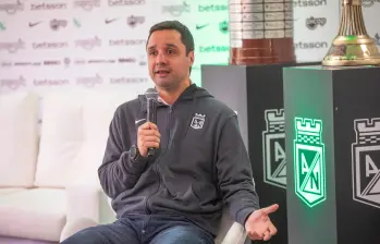 Sebastián Arango Botero fue autocrítico sobre el 2025 que tuvo Nacional. FOTO ESNEYDER GUTIÉRREZ