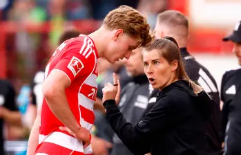 Marie-Louise Eta, quien nació en 1991 en Alemania, es una mujer del fútbol. Jugaba como centrocampista, pasó por clubes como el SV Werder Bremen y otros equipos del fútbol femenino de su país, donde ahora dirige al Union Berlín. FOTO Getty