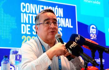 Gustavo Morales, presidente ejecutivo de Fasecolda, destacó el crecimiento de las primas y el reto de ampliar la penetración de los seguros en Colombia. FOTO cortesía Fasecolda