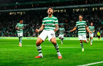 Luis Javier Suárez a solo dos goles de recuperar la cima en la tabla de goleadores de la Liga Portuguesa. Foto: GETTY. 