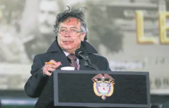Gustavo Petro, presidente de Colombia. FOTO LINA GASCAL COLPRENSA.