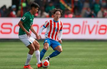 Bolivia y Paraguay empataron 2-2 en El Alto. FOTO CONMEBOL