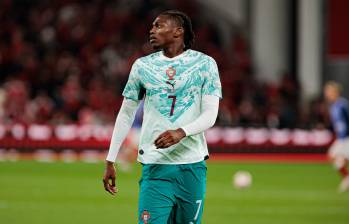 Rafael Leao en la selección portuguesa. FOTO: Getty