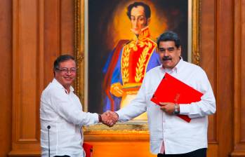 El restablecimiento de las relaciones entre Colombia y Venezuela fue uno de los pasos más importantes de la política exterior de Petro. FOTO getty
