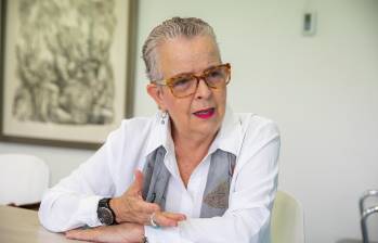 Lucía González fue comisionada de la Verdad para el proceso de paz con las FARC. FOTO: CARLOS ALBERTO VELÁSQUEZ.