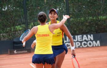 Colombia venció 3-0 a Venezuela. FOTO cortesía fedecoltenis