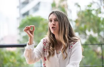 Las advertencias fueron hechas por la senadora y precandidata presidencial del Centro Democrático, Paloma Valencia. Foto: Camilo Suárez 