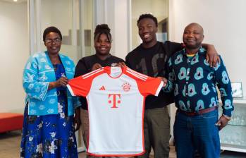  Nestory Irankunda, de 17 años, procedente del Adelaida United.. FOTO BAYERN MUNICH