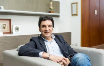 Juan Esteban Calle es el presidente de Cementos Argos, filial de la holding de infraestructura Grupo Argos. FOTO Camilo Suárez