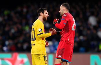 David Ospina y Lionel Messi han tenido recordados duelos durante sus carreras. FOTO: GETTY