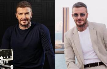 David Beckham fue consultado por la prensa sobre la polémica declaración de su hijo Brooklyn, sin responder a las preguntas. FOTO: redes sociales. 