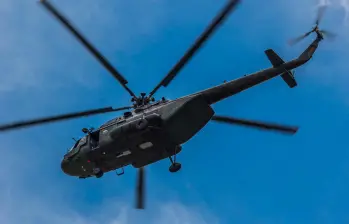 Los helicópteros de fabricación rusa MI-17 son apreciados por su capacidad para transportar un pelotón completo de soldados equipados. FOTO: CORTESÍA EJÉRCITO.