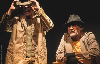 En el 2025 los Premios ponen de nuevo al teatro en escena. En el 2019, durante los 51.° PNC, el reconocimiento en modalidad teatro se lo llevó Teatro del Presagio, espacio cultural caleño que se postuló con su obra Actores de provincia (en la imagen), una metáfora de la creación artística. FOTO cortesía Teatro del Presagio