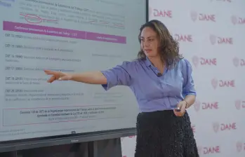 Piedad Urdinola, directora del Dane. FOTO: Cortesía Dane.