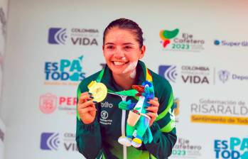 Lina Marcela Hernández va ahora por más alegrías en Juegos Nacionales en las pruebas de ciclismo en pista. FOTO CORTESÍA FEDECICLISMO